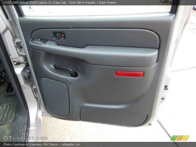 Silver Birch Metallic / Dark Pewter 2007 GMC Sierra 1500 Classic SL Crew Cab