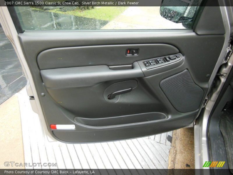 Silver Birch Metallic / Dark Pewter 2007 GMC Sierra 1500 Classic SL Crew Cab