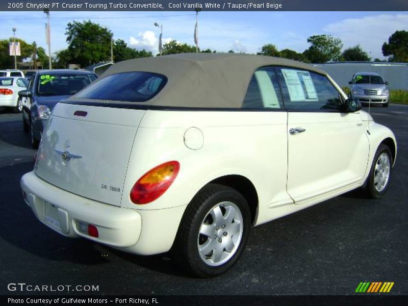 Cool Vanilla White / Taupe/Pearl Beige 2005 Chrysler PT Cruiser Touring Turbo Convertible