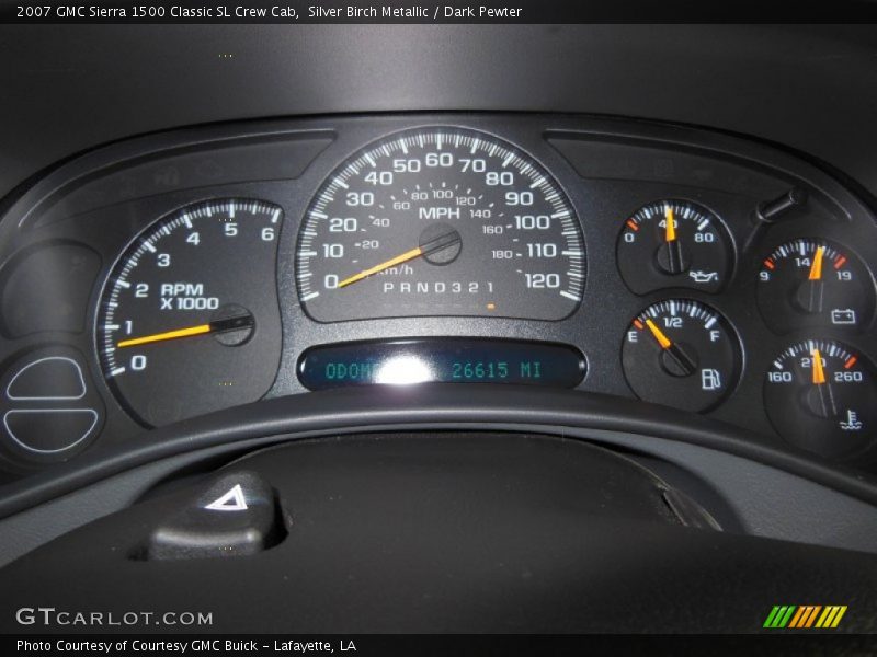 Silver Birch Metallic / Dark Pewter 2007 GMC Sierra 1500 Classic SL Crew Cab
