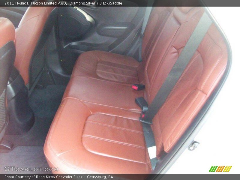Rear Seat of 2011 Tucson Limited AWD
