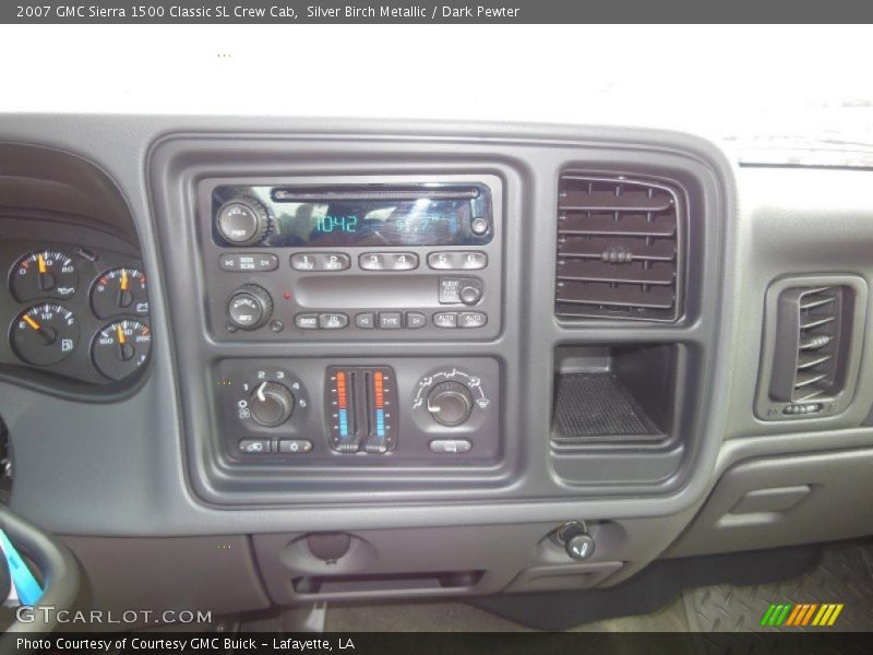 Silver Birch Metallic / Dark Pewter 2007 GMC Sierra 1500 Classic SL Crew Cab