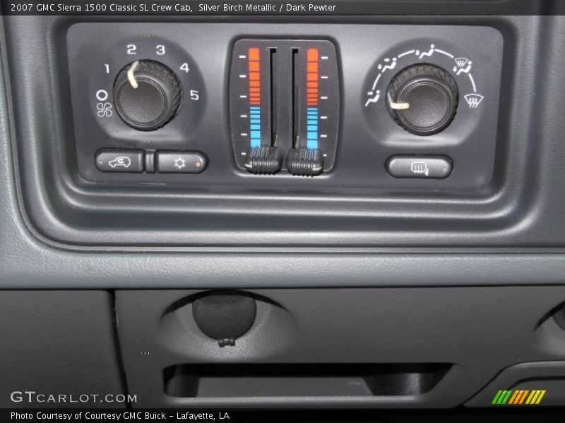 Silver Birch Metallic / Dark Pewter 2007 GMC Sierra 1500 Classic SL Crew Cab