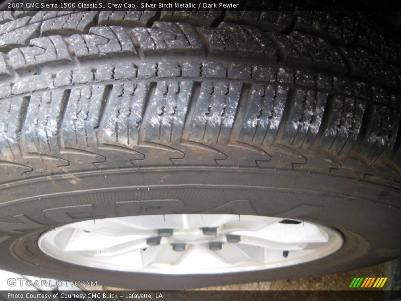 Silver Birch Metallic / Dark Pewter 2007 GMC Sierra 1500 Classic SL Crew Cab