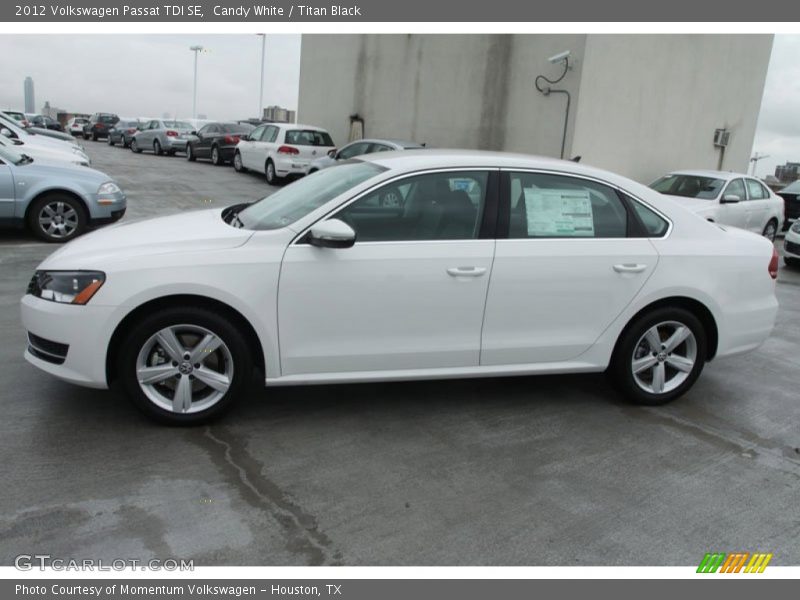 Candy White / Titan Black 2012 Volkswagen Passat TDI SE