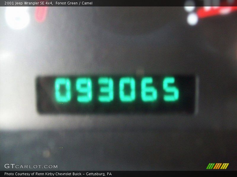 Forest Green / Camel 2001 Jeep Wrangler SE 4x4
