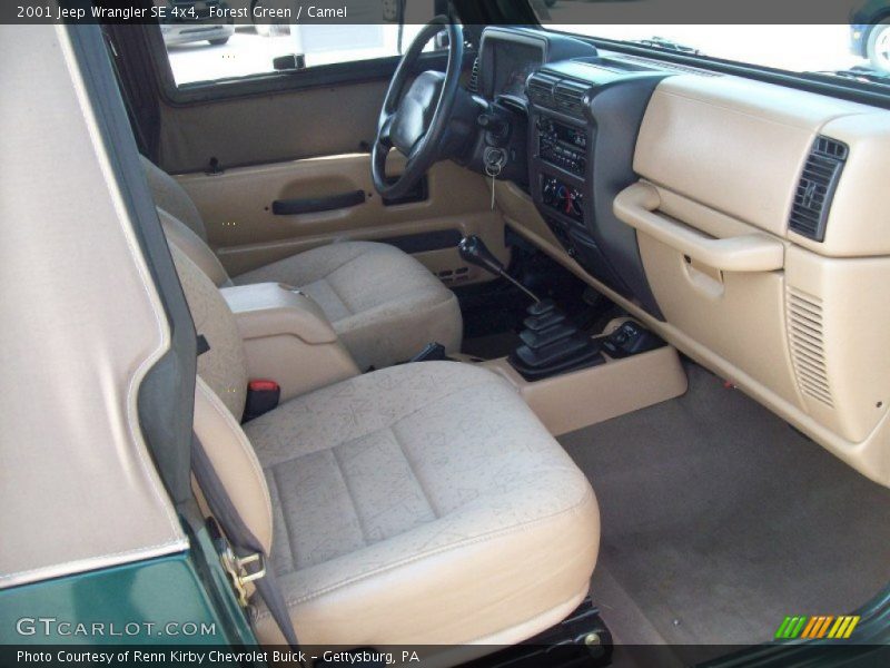 Forest Green / Camel 2001 Jeep Wrangler SE 4x4