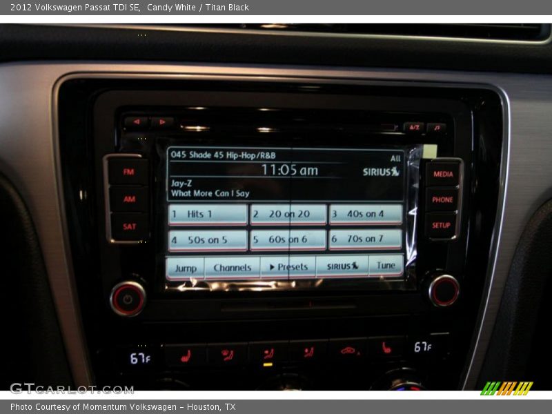 Candy White / Titan Black 2012 Volkswagen Passat TDI SE