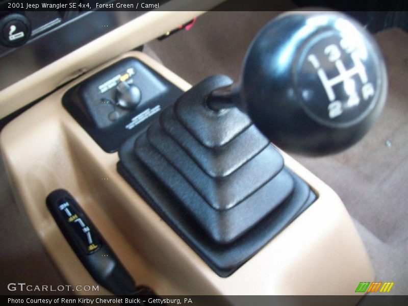 Forest Green / Camel 2001 Jeep Wrangler SE 4x4