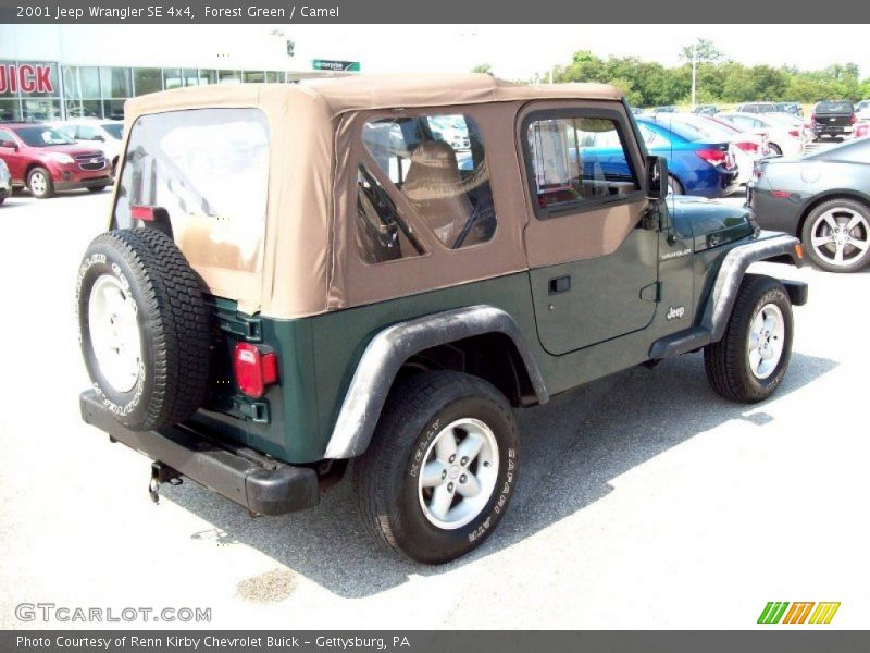 Forest Green / Camel 2001 Jeep Wrangler SE 4x4
