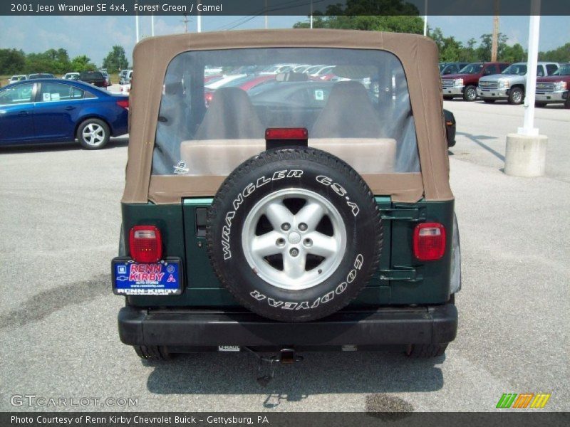 Forest Green / Camel 2001 Jeep Wrangler SE 4x4