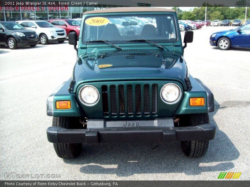 Forest Green / Camel 2001 Jeep Wrangler SE 4x4