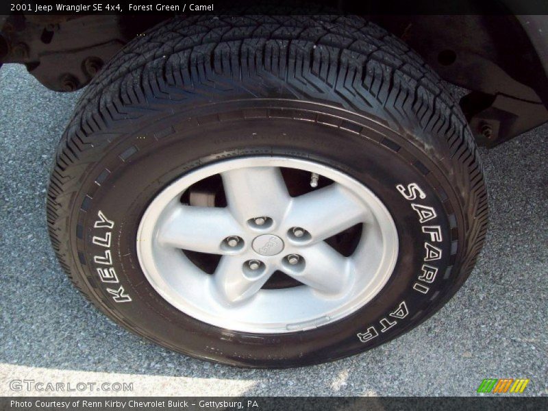 Forest Green / Camel 2001 Jeep Wrangler SE 4x4