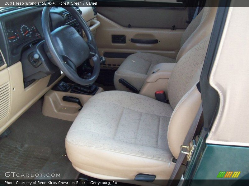 Forest Green / Camel 2001 Jeep Wrangler SE 4x4