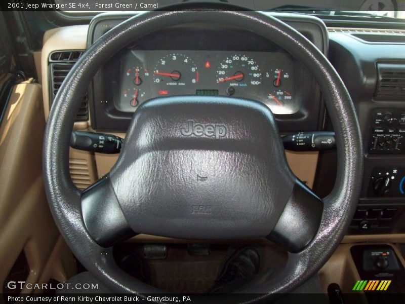 Forest Green / Camel 2001 Jeep Wrangler SE 4x4