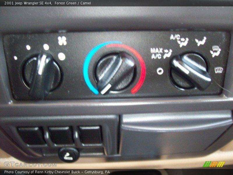 Forest Green / Camel 2001 Jeep Wrangler SE 4x4