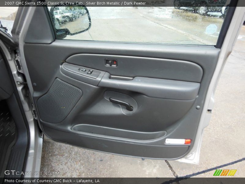 Silver Birch Metallic / Dark Pewter 2007 GMC Sierra 1500 Classic SL Crew Cab