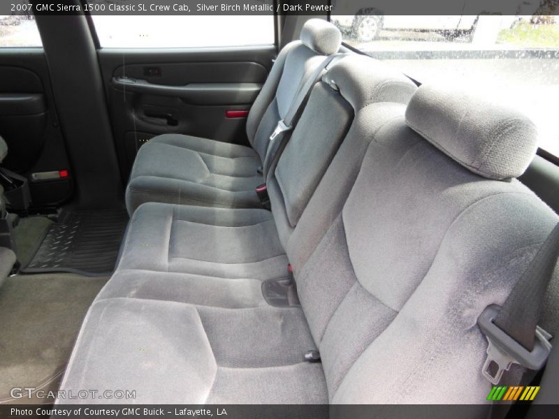 Silver Birch Metallic / Dark Pewter 2007 GMC Sierra 1500 Classic SL Crew Cab