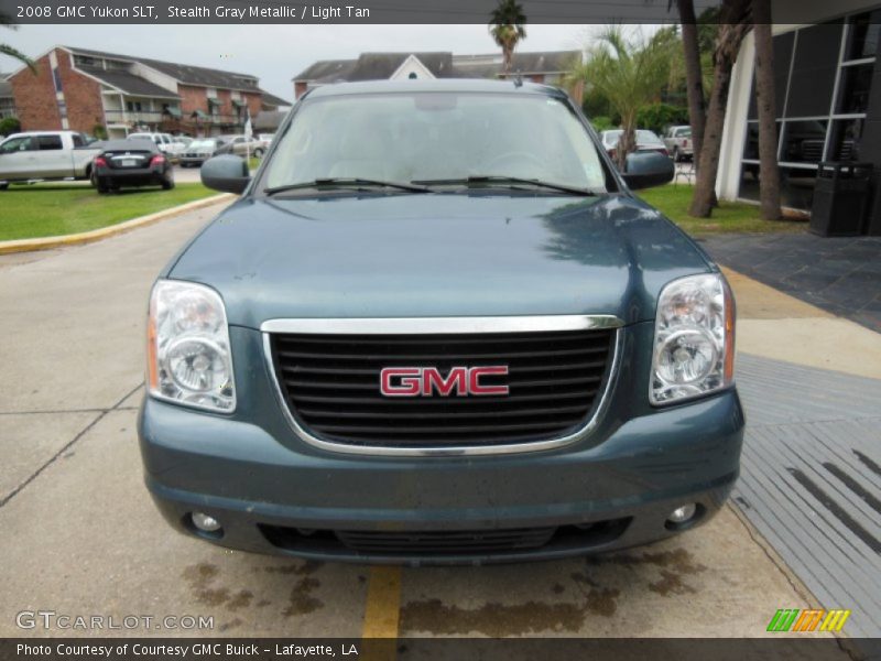 Stealth Gray Metallic / Light Tan 2008 GMC Yukon SLT