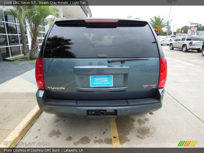 Stealth Gray Metallic / Light Tan 2008 GMC Yukon SLT