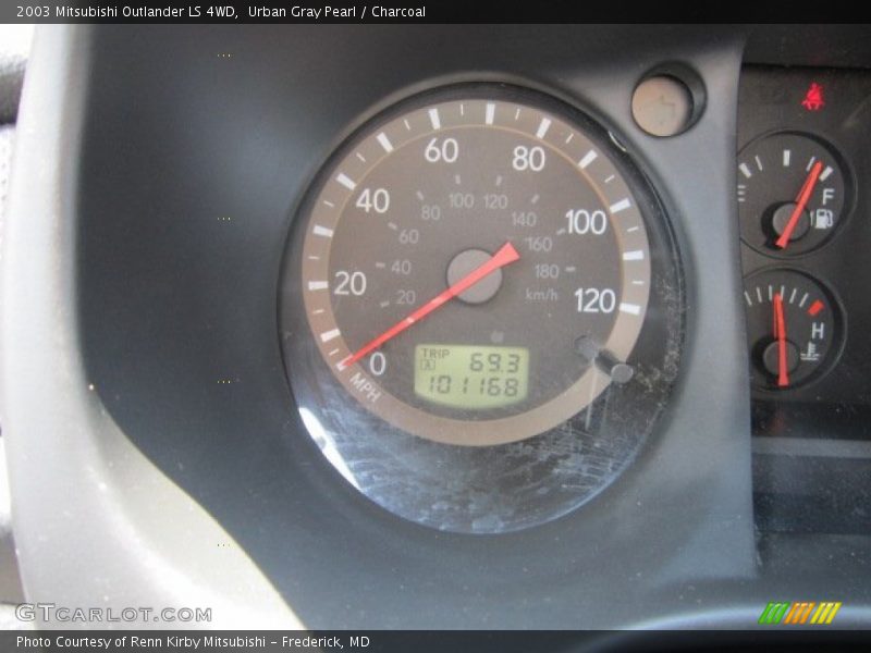 Urban Gray Pearl / Charcoal 2003 Mitsubishi Outlander LS 4WD