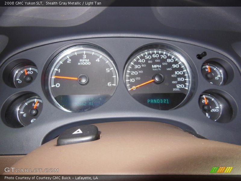 Stealth Gray Metallic / Light Tan 2008 GMC Yukon SLT