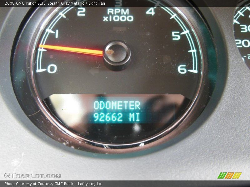 Stealth Gray Metallic / Light Tan 2008 GMC Yukon SLT