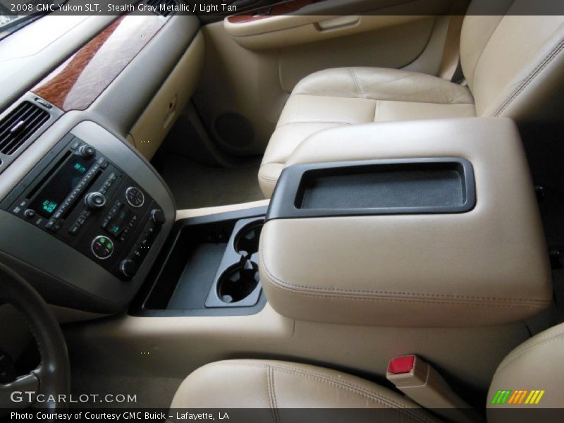 Stealth Gray Metallic / Light Tan 2008 GMC Yukon SLT