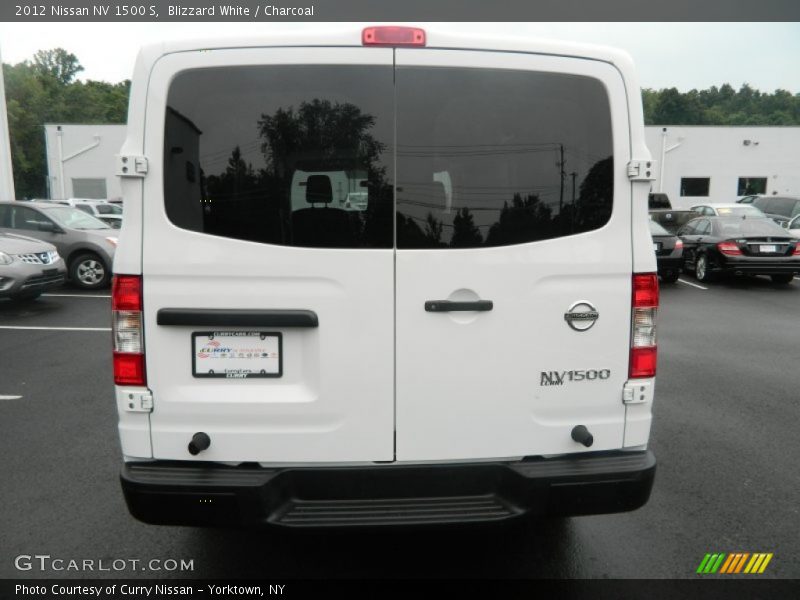 Blizzard White / Charcoal 2012 Nissan NV 1500 S