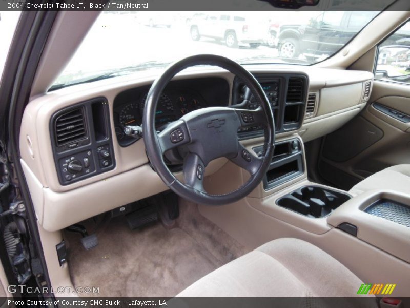 Black / Tan/Neutral 2004 Chevrolet Tahoe LT