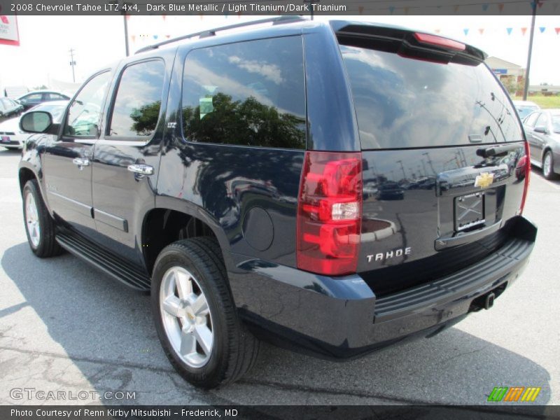 Dark Blue Metallic / Light Titanium/Dark Titanium 2008 Chevrolet Tahoe LTZ 4x4
