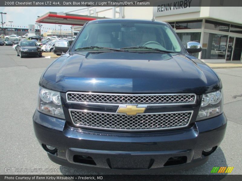 Dark Blue Metallic / Light Titanium/Dark Titanium 2008 Chevrolet Tahoe LTZ 4x4
