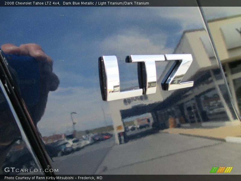 Dark Blue Metallic / Light Titanium/Dark Titanium 2008 Chevrolet Tahoe LTZ 4x4