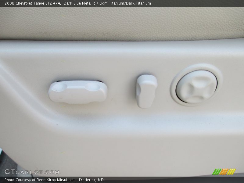 Dark Blue Metallic / Light Titanium/Dark Titanium 2008 Chevrolet Tahoe LTZ 4x4