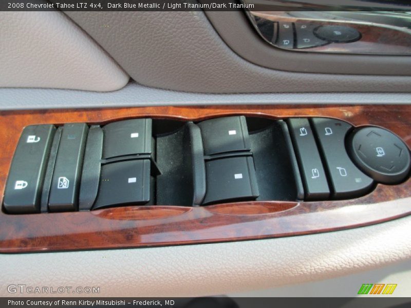 Dark Blue Metallic / Light Titanium/Dark Titanium 2008 Chevrolet Tahoe LTZ 4x4