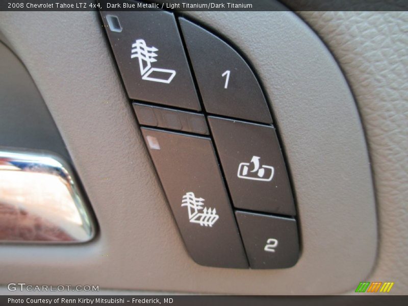 Dark Blue Metallic / Light Titanium/Dark Titanium 2008 Chevrolet Tahoe LTZ 4x4