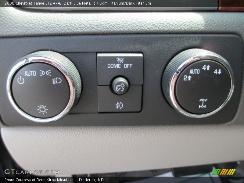 Dark Blue Metallic / Light Titanium/Dark Titanium 2008 Chevrolet Tahoe LTZ 4x4
