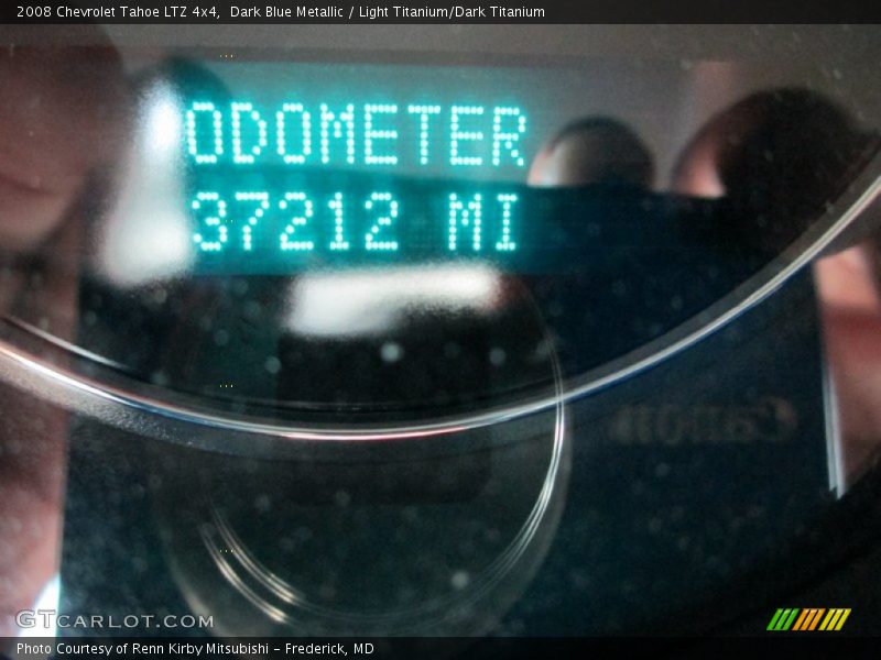 Dark Blue Metallic / Light Titanium/Dark Titanium 2008 Chevrolet Tahoe LTZ 4x4