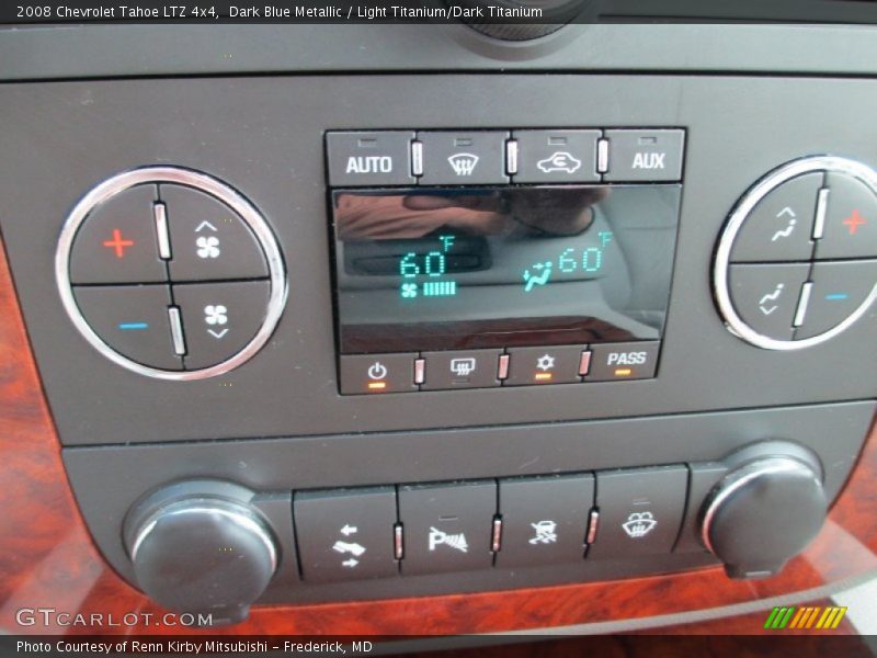 Dark Blue Metallic / Light Titanium/Dark Titanium 2008 Chevrolet Tahoe LTZ 4x4