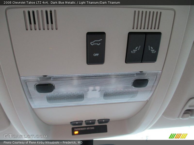 Dark Blue Metallic / Light Titanium/Dark Titanium 2008 Chevrolet Tahoe LTZ 4x4
