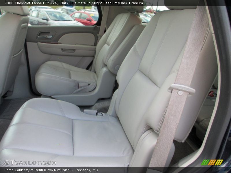 Dark Blue Metallic / Light Titanium/Dark Titanium 2008 Chevrolet Tahoe LTZ 4x4