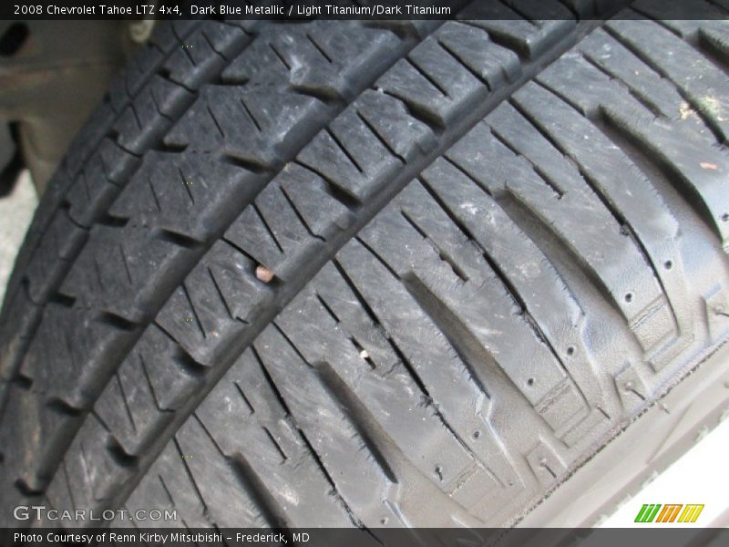 Dark Blue Metallic / Light Titanium/Dark Titanium 2008 Chevrolet Tahoe LTZ 4x4