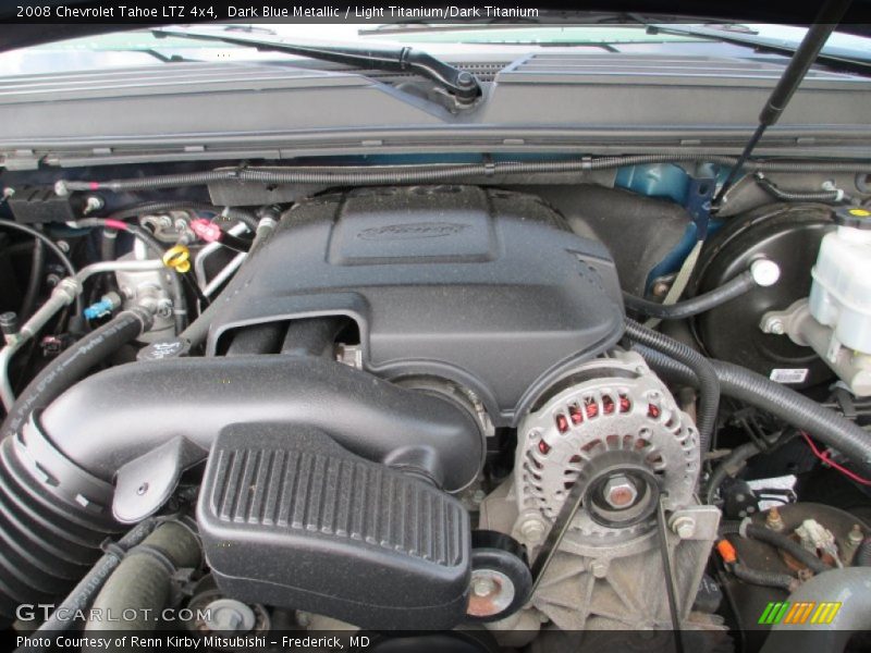 Dark Blue Metallic / Light Titanium/Dark Titanium 2008 Chevrolet Tahoe LTZ 4x4