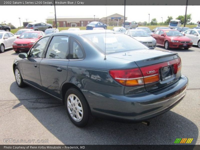 Medium Blue / Gray 2002 Saturn L Series L200 Sedan