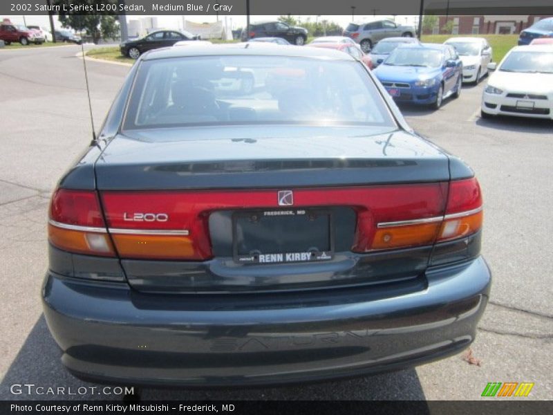 Medium Blue / Gray 2002 Saturn L Series L200 Sedan