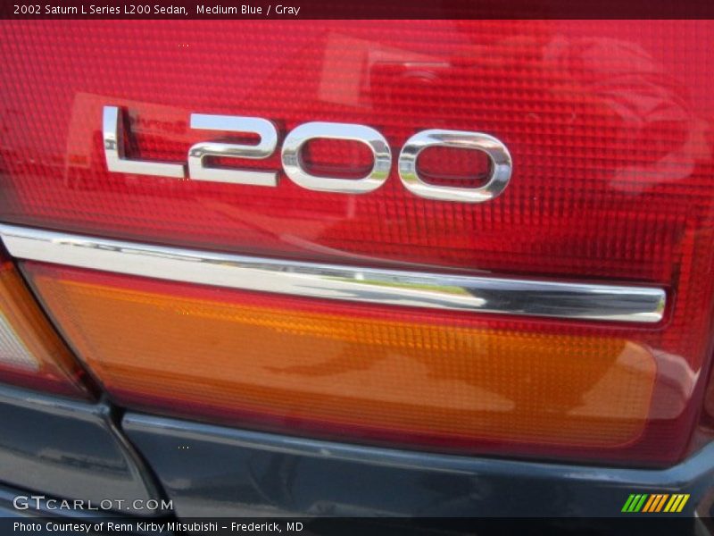 Medium Blue / Gray 2002 Saturn L Series L200 Sedan