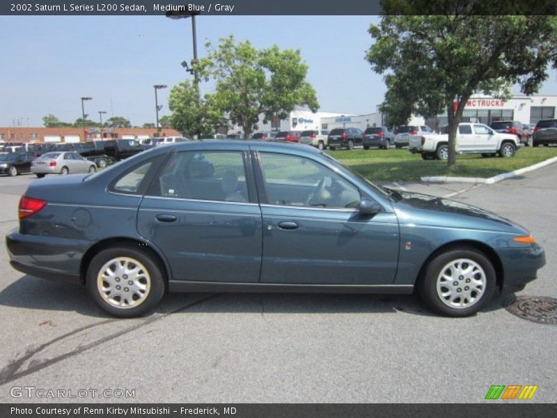 Medium Blue / Gray 2002 Saturn L Series L200 Sedan