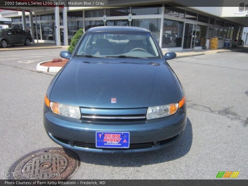 Medium Blue / Gray 2002 Saturn L Series L200 Sedan