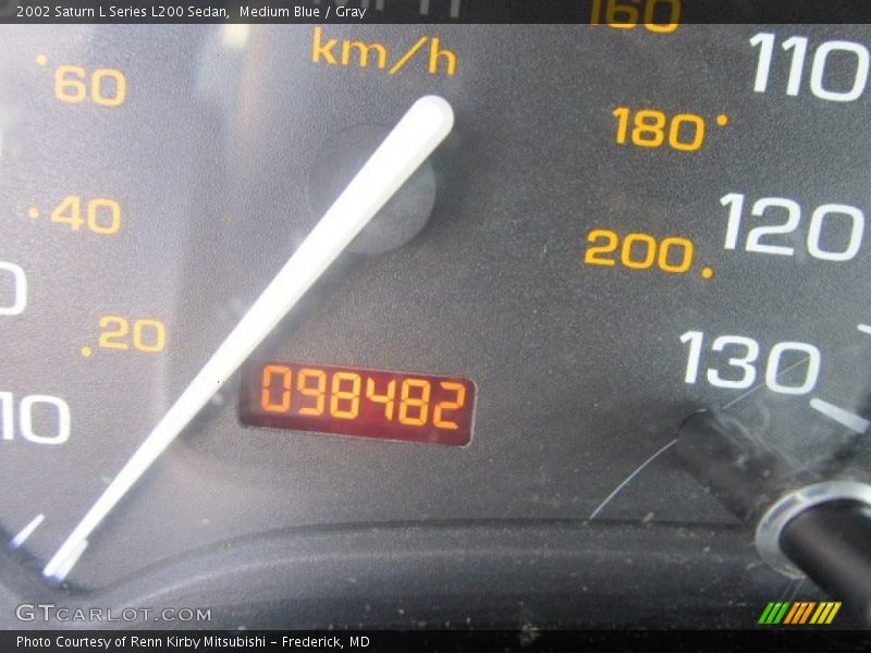 Medium Blue / Gray 2002 Saturn L Series L200 Sedan