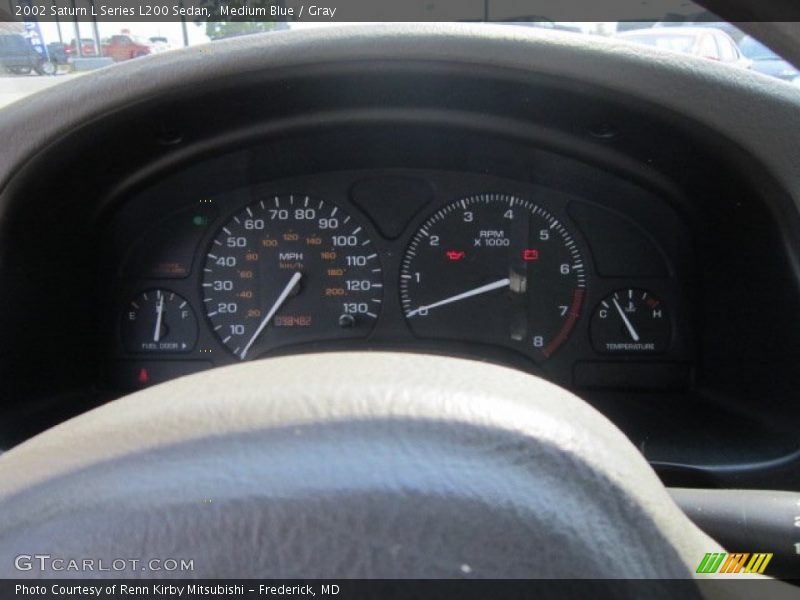 Medium Blue / Gray 2002 Saturn L Series L200 Sedan
